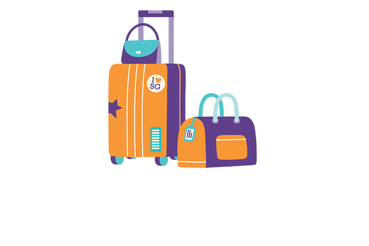 Check-in Procedure Step 1: Pack your luggage