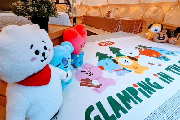 BT21 glamping in the clouds